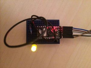 Arduino ProMini Breadboard çalışan devre